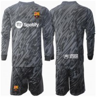 Camiseta Barcelona Portero Tercera Equipación Replica 2024-25 para niños mangas largas (+ Pantalones cortos)